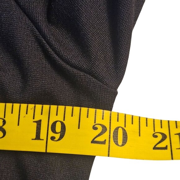 Bryn Walker Womens Asymmetrical Dress Black M Minimalist Quiet Luxury Lagenlook - Picture 8 of 11